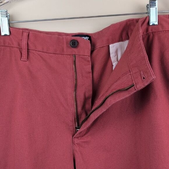 Lands End Men's Traditional Fit Casual Nantucket Red Cotton Shorts Size 44 - Picture 3 of 10